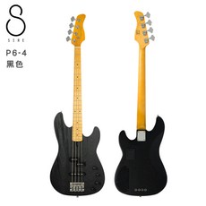 Sire Marcus Miller P6 四弦貝斯 噴砂梣木面板 BASS P6-4, 1個, 黑色