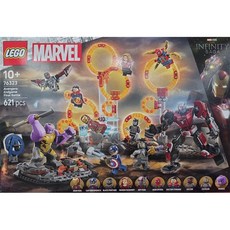 레고 마블 76323 어벤져스 엔드게임 최종 결전, 혼합색상, 1개