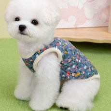 김장조끼 애견의류 강아지옷 고양이옷 누빔 겨울옷 할머니 기모 방한 댕댕이 [P61-31M], 1개, 핑크XL