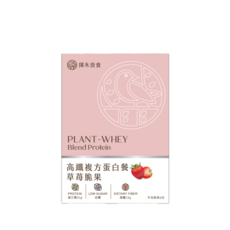 擇木良食 高纖蛋白餐 代餐 草苺脆果, 1個, 240g