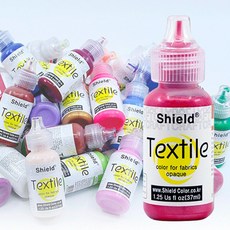 쉴드 텍스타일 DIY 섬유 패브릭 물감 낱색 37ml, N-01 쉴드 Titanium White, N-01 Titanium White