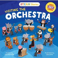(영문도서) Steam Stories Visiting the Orchestra: First Art Words Board Books, Little Genius Books, English, 9781953344502