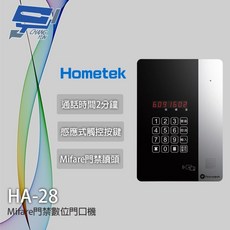 昌運 Hometek HA-28 Mifare 門禁門口機 感應式觸控按鍵 語音導引, 1個