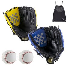 VITALO 올플레이 야구캐치볼 세트 우투 좌투용 글러브 2P+야구공2P+PGN짐쌕가방1P, 1세트, 우투 믹스세트