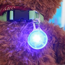 고양이 강아지 야간 산책 잃어버림 방지 빛나는 LED 목걸이