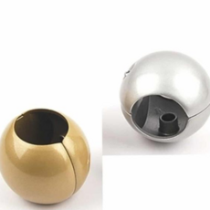 핸드레일고정 핸드레일부속 봉고정볼그립 장애인핸드레일 계단핸드 79000EA 1EA, 실버