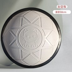 DIU 波速球兒童半圓平衡球感統訓練器蹦蹦球瑜伽半球腳踩家用健身, HK貓旗艦太空灰-46cm