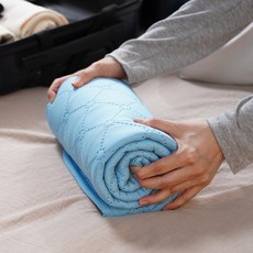 탄소 카본 여행용 휴대용 전자파 차단 원적외선 프렌체 투어 전기 매트 요 1인용 L/라지, L/라지 (450x135) 초경량 700g