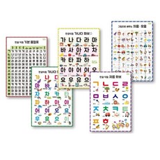 아이방꾸미기 한글벽보 한글떼기 교구 5종 감각발달 엄마표육아학습 어휘력, 1개
