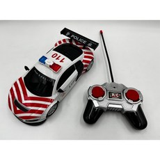 1:18遙控警車 台灣版 (附燈光/ST安全玩具), 紅斑馬