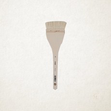 칠성당 코메트 백붓 4호 75mm 배경 붓 페인트 미술 도구 1개입