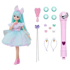 LICCA 莉卡娃娃 粉彩冰淇淋變髮莉卡娃娃，角色扮演玩具，激發孩子想像力, 1個, 粉彩