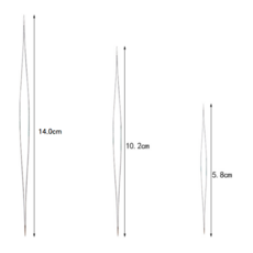 비즈바늘 비딩바늘 배바늘 (1p), 1개