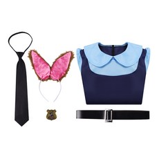 瘋狂動物城 兔子警官 Judy Cosplay 連衣裙