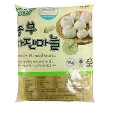 최가네 농부 다진 마늘 1kg 냉동 간마늘 간편 손질 양념 요리 대용량 업소용 가정