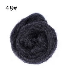 Jiwuo Wool Roving for Needle Felting 메리노 울 로빙 Premium Combed Top DIY 공예 핸드 스피닝 Felting 프로젝트에 적합, 48, 50 그램, 1개