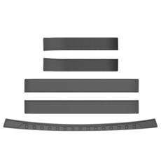 CARTIST Door Sill Protector for Toyota RAV4 2019-2025 Guards & Rear Bumper Kit Accessories 5PCS, CARTIST Door Sill Protector fo