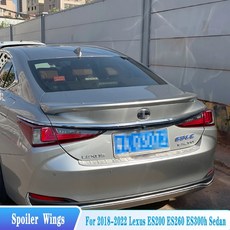 2018-2023 렉서스 ES250 ES300 ES350 리어 트렁크 립 스포일러 ABS 호환, White