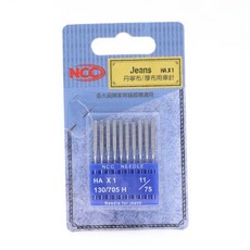 喜佳 NCC 丹寧/單寧布厚布用車針 家用縫紉機專用 耐用不易斷線, 1個