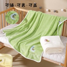 玉顔 兒童浴巾 卡通童被, 1個, 月亮熊童被 乳白色,105*105