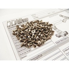 HIRO SEIKO 輕量化螺絲包 Team Associated (RC10 B6.3/6.3D), 1個