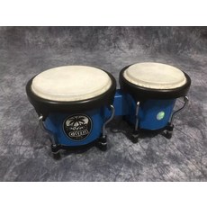 가나 봉고 드럼 악기 양가죽 오르프 악기, 1_4인치 + 5인치 아크릴 블루, 1개