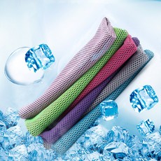 아이스 쿨 타올 스포츠 쿨링 타월 습식 건식 냉 얼음 수건, 핑크, 1개