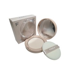 FEEV 絲滑柔焦定妝粉餅，輕盈控油，細緻毛孔，打造持久無瑕妝容, 單一色, 1個