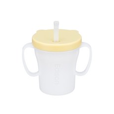 에디슨 베이비 흘림방지 빨대컵, CU1349_옐로우, 1개, 200ml