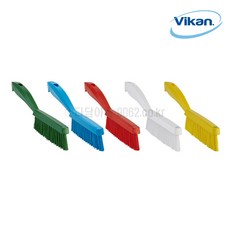 바이칸 폭이좁은 자루솔 청소솔 4195 핸드솔 청소용품, 녹색, 1개