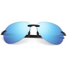 YI 남성 선글라스 프레임리스 Z87 여성용 안전 UV400 경량 글레어 미러, 3046 be, 1개