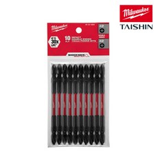 밀워키 48-32-4364 PH2 양날 토션비트 (10팩) 110mm, 10개