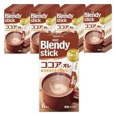 AGF 棒狀可可礦石淡奶風味, 24個, 6件, 10.3g