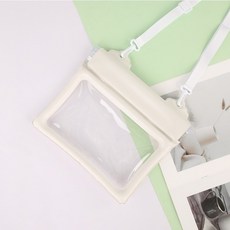 대용량 캐릭터 방수팩 스마트폰 핸드폰 파우치 가방 넉넉한 수납 와이드형 6종, 화이트, 1개