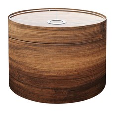 LampShade 1팩 나무 질감 갈색 나무 질감 천연 나무에서 나오는 나무 램프 쉐이드 테이블 램프 플로어 램프 DIY 펜던트 조명 HD 프린팅 교체 램프 쉐이드 하우스