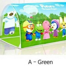 뽀로로 플레이터널 유아어린이실내난방텐트 아기난방텐트 유아난방텐트 실내텐트, A타입, 그린