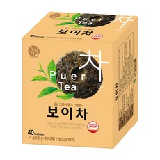 송원 우리차 보이차, 600mg, 40개입, 4개