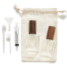 베나르 심플 우드 향수공병 2개입+ 소분 3종 + 슬럽코튼 파우치 증정, 2개, 딥우드 투명 15ml