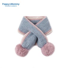 巴巴馬馬兒童圍巾冬厚保暖提花愛心男童圍脖女寶寶加厚圍脖圍巾