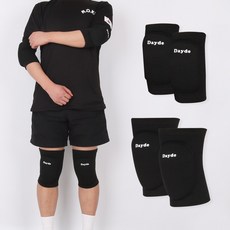 데이드 훈련소 팔꿈치+무릎 보호대 세트 군인 입대 유격훈련 군대 준비물 필수, 데이드 쿠션형 유격 보호대 세트 (팔꿈치+무릎), 블랙, 1개