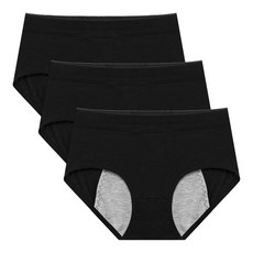 아이엠속옷 위생팬티 3매세트 샘방지 방수 면팬티