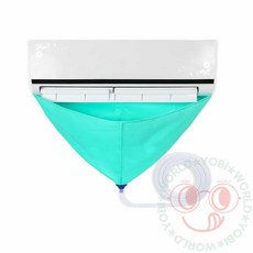 인프마켓 에어컨 방수커버 청소용품 에어컨청소카바 에어컨세척장비 에어컨청소공구, 셀프에어컨청소키트, 1개