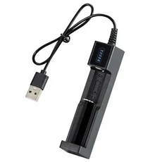 18650 배터리 충전기 1 슬롯 USB 3.7V 리튬, 01 1 Slots USB