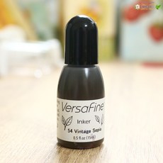 TSUKINEKO VersaFine Inker 補充液, 1個, RF-82 煙熏灰, 煙熏灰