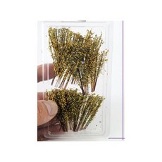 건축 모형 재료 미니어처 밀리터리 디오라마 모델 모래 테이블 만들기 장면 DIY 관목 잔디 식생 스케일, 노란색, 1개