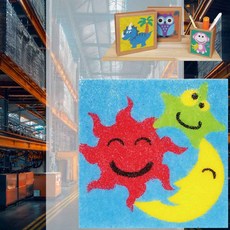 데코샌드 액자만들기 해달별 색모래 샌드드로잉 집콕놀이키트 공예재료 모래아트 종이액자