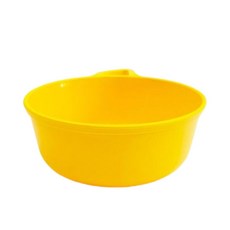 윌도 휴대용 캠핑 식기 그릇 400ml 백패킹, 레몬, 1개