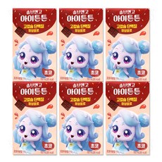 해호 캐치티니핑 솔브앤고 아이튼튼 150ml 초코맛, 6개