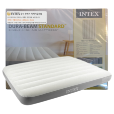 (인텍스 정품) 듀라빔 스탠다드 다우니 블루 아이보리 에어매트 (펌프 별도) 외 from 티제이글로벌, 듀라빔 스탠다드 에어매트 아이보리(더블)