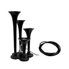 기차 에어혼 어셈블리 개조 전문가용 직접 교체형 일반 중 트럼펫 자동차 트럭 차량용, 1. Black M6, 1개